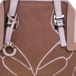 Pre Owned حقيبة سالفاتوري فيراغامو جلد بيج