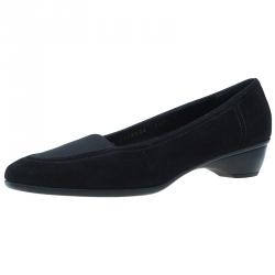 Pre Owned Salvatore Ferragamo Black Suede Pumps Size 39.5