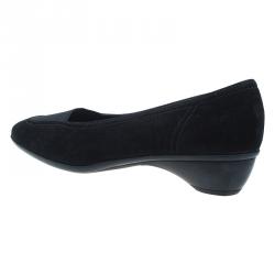 Pre Owned Salvatore Ferragamo Black Suede Pumps Size 39.5
