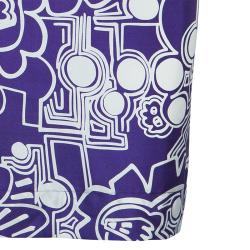 مملوكة مسبقًا فستان سي باي كلوي بنفسجي طباعة تجريدية M