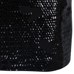 Pre Owned فستان سي باي كلوي ترتر أسود M