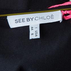 Pre Owned فستان سي باي كلوي ترتر أسود M