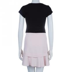 Pre Owned See by Chloe Blush Pink Ruffle Detail Skirt L