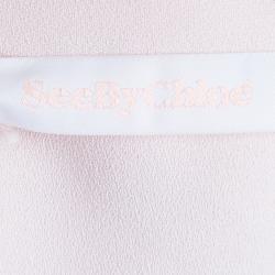 Pre Owned See by Chloe Blush Pink Ruffle Detail Skirt L