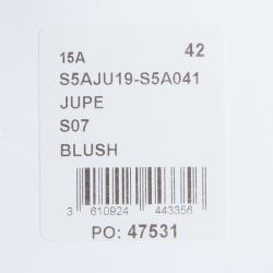 Pre Owned See by Chloe Blush Pink Ruffle Detail Skirt L