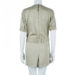 Pre Owned See By Chloe Beige Tie-up Romper M