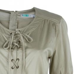 Pre Owned See By Chloe Beige Tie-up Romper M