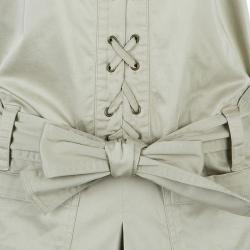 Pre Owned See By Chloe Beige Tie-up Romper M