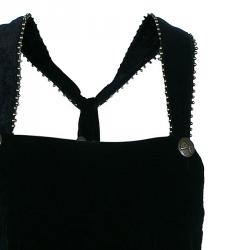 Pre Owned See by Chloe Black Velvet Jumpsuit S
