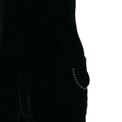 Pre Owned See by Chloe Black Velvet Jumpsuit S