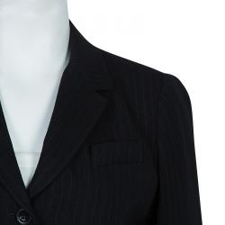 See by Chloe Black Pinstripe Tailored Blazer M