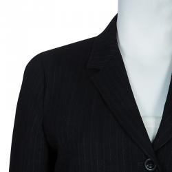 See by Chloe Black Pinstripe Tailored Blazer M