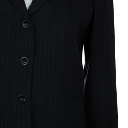See by Chloe Black Pinstripe Tailored Blazer M