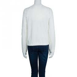 Pre Owned See By Chloe Cream Cotton Jumper M