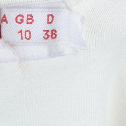 Pre Owned See By Chloe Cream Cotton Jumper M