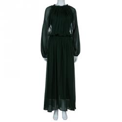 Pre Owned See by Chloe Green Maxi Dress L