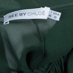 Pre Owned See by Chloe Green Maxi Dress L