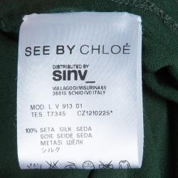 Pre Owned See by Chloe Green Maxi Dress L