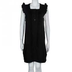 Pre Owned See by Chloe Black Ruffle Dress M