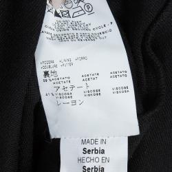 Pre Owned See by Chloe Black Ruffle Dress M