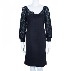 Pre Owned فستان سي باي كلوي دانتيل أسود قطن M