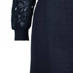 Pre Owned فستان سي باي كلوي دانتيل أسود قطن M