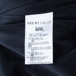 Pre Owned فستان سي باي كلوي دانتيل أسود قطن M