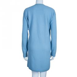 مملوكة مسبقًا  فستان سي باي كلوي صوف بجيب أزرق L