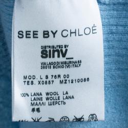 مملوكة مسبقًا  فستان سي باي كلوي صوف بجيب أزرق L