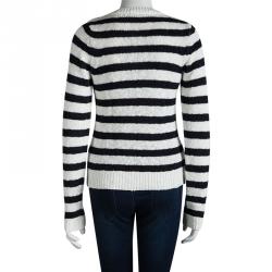 Pre Owned See By Chloe Striped Chunky Knit Sweater S