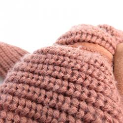 Pre Owned See By Chloe Pink Knit Joyrider Bowling Bag