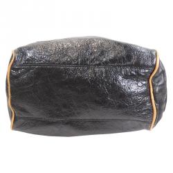 Pre Owned See By Chloe Black Leather Charm Shopper Tote