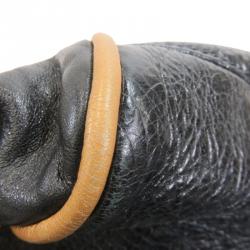 Pre Owned See By Chloe Black Leather Charm Shopper Tote