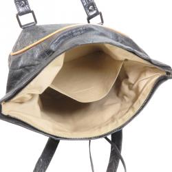 Pre Owned See By Chloe Black Leather Charm Shopper Tote