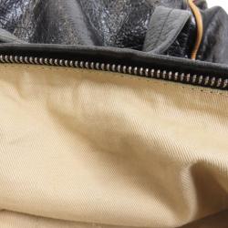 Pre Owned See By Chloe Black Leather Charm Shopper Tote