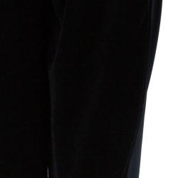 Pre Owned Sonia Rykiel Black Cuffed Trousers M
