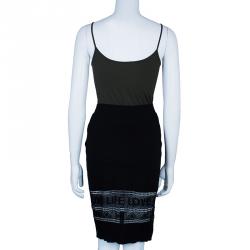 Pre Owned Sonia Rykiel Black Pencil Skirt S