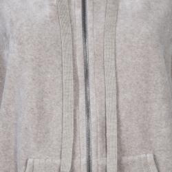 Pre Owned Sonia Rykiel Beige Zip Front Hoodie Jacket XL