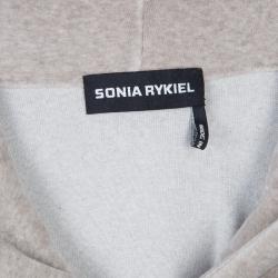 Pre Owned Sonia Rykiel Beige Zip Front Hoodie Jacket XL