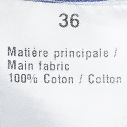 Pre Owned Sonia Rykiel Contrast Shoulder Yoke Detail Striped Shirt S