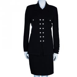 مملوكة مسبقًا St. John Black Skirt Suit M