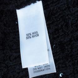 مملوكة مسبقًا St. John Black Pearl Detail Jacket L