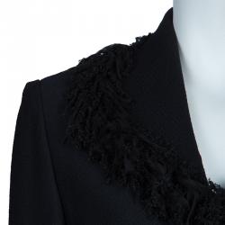 St. John  Black Wool Jacket L