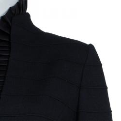 St. John Black Knit Jacket L