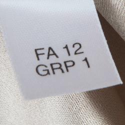 Pre Owned St John Couture Gold Satin Palazzo Pants L