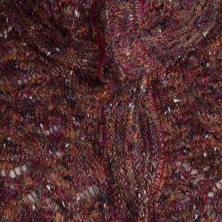 Pre Owned St. John Multicolor Slub Knit Vest S