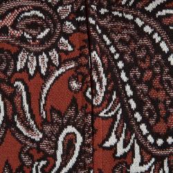 مملوكة مسبقًا جاكيت بليزر سانت جون تريكو جاكار برتقالي محمر بسحاب أمامي L