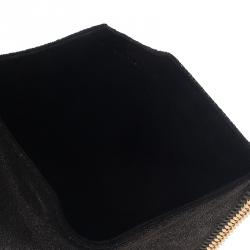 Pre Owned Stella McCartney Black Shaggy Deer Falabella Ipad Sleeve