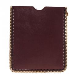 Pre Owned Stella McCartney Burgundy iPad Cover
