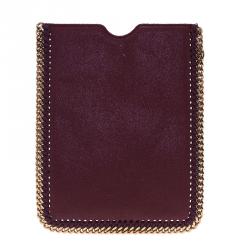 Pre Owned Stella McCartney Burgundy Fallabella iPad Case